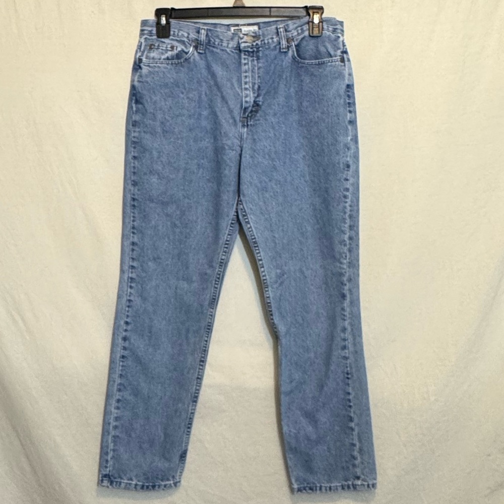 B-240 Faded‎ Glory PLUS SIZE 14 Classic Fit Denim Blue Jeans